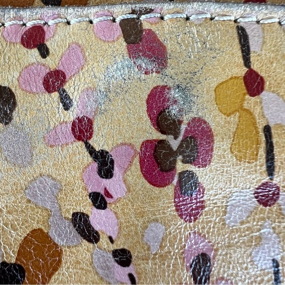 Patricia Nash Venezia Confetti Floral Printed Leather Crossbody Purse 9”x10” GUC - Picture 16 of 16
